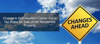 How does Change in Non-resident Capital Gains Tax Rules affect non-resident UK commercial property owners?