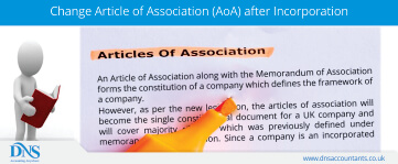 Change Article of Association (AoA) After Incorporation