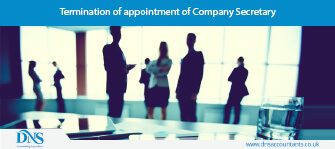 Termination of appointment of Company Secretary