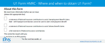 U1 Form HMRC - Where and When to obtain U1 Form? 