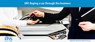 VAT: Buying a car through the business