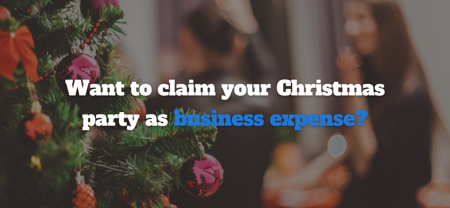 Want to claim your christmas party as business expense?