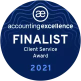 Accounting Excellence Finalist Client Services Award