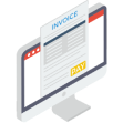 Create sales invoices
and direct debit