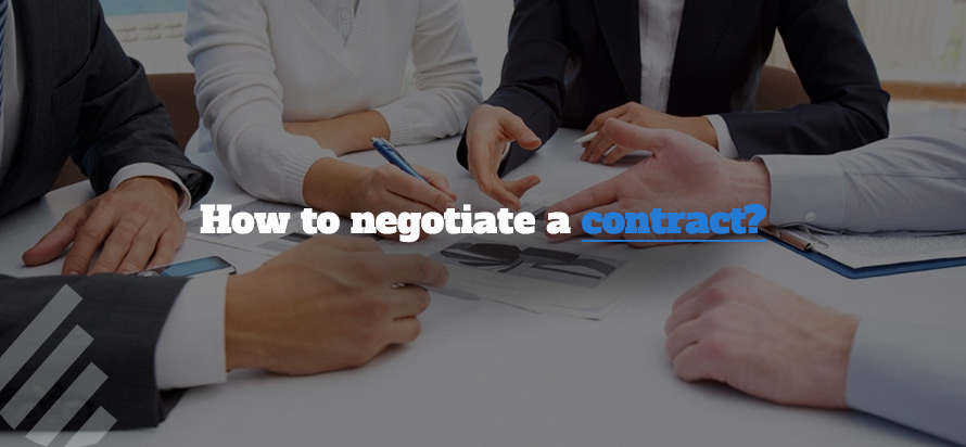 How to negotiate a contract?